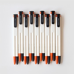 Baton Pen - Black &amp; Orange